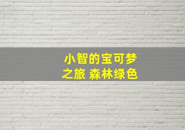 小智的宝可梦之旅 森林绿色